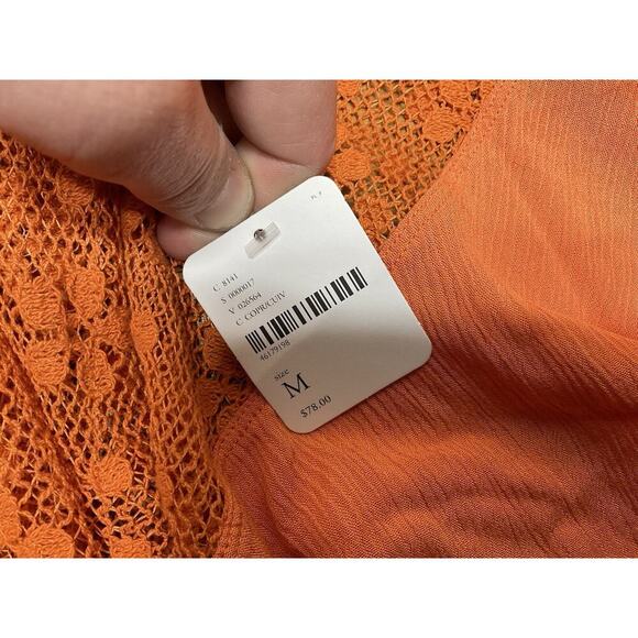 Free People Intimately Kokomo Beach Floral Lace Cover Up Medium NWT - Picture 7 of 13